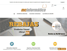 Tablet Screenshot of mcinformatica.com